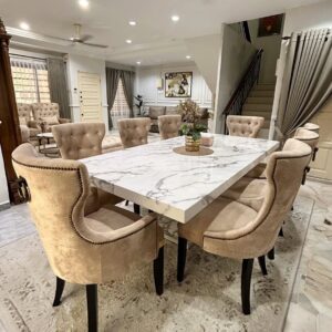 8 seater Elegant wooden dinning set