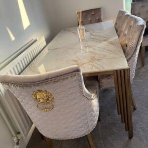 6 seater Lion knockerback dinning chair