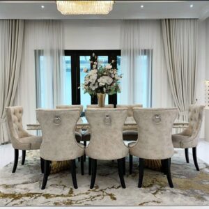 8 seater wooden dinning set