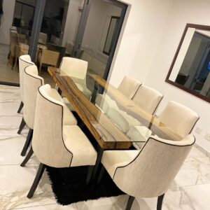 Wooden dinning 8 seater