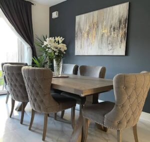 6 seater wooden Dinning set